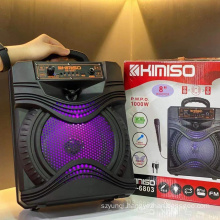 KIMISO QS-6803 8 Inch Factory Wireless Speakers Party Big Professional Dj Speaker Box Wireless Speaker